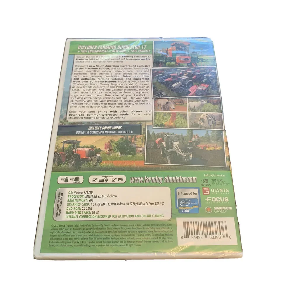 Farming Simulator 17: Platinum Edition (PC, 2017)